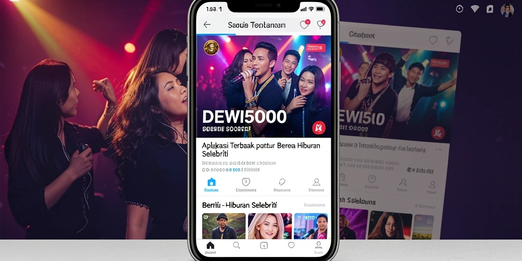 Antarmuka DEWI5000 yang menarik dan informatif.