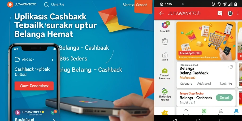Antarmuka JUTAWANTOTO dengan fitur cashback yang menarik.
