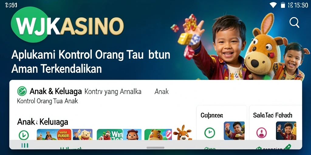 Tampilan antarmuka WJKASINO yang mudah digunakan untuk kontrol orang tua.
