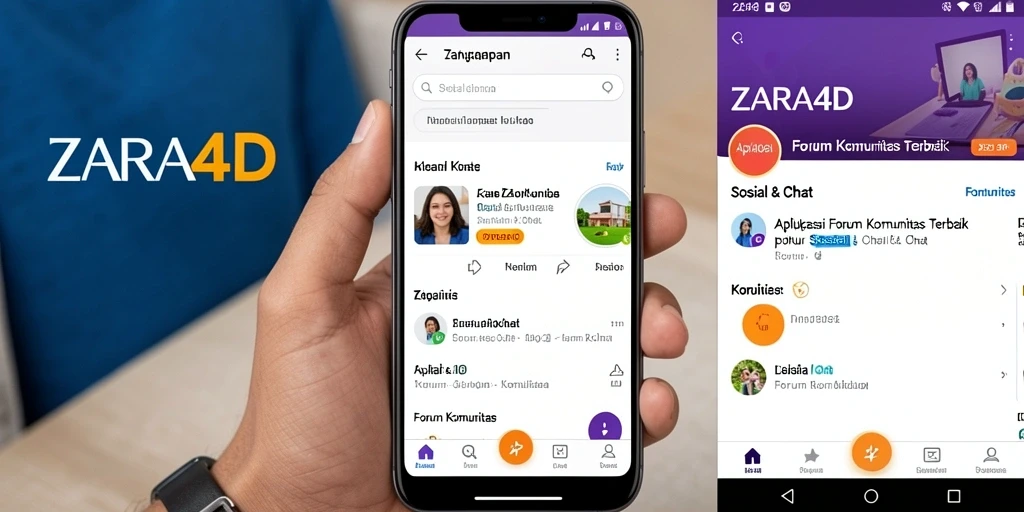 Antarmuka ZARA4D menunjukkan interaksi aktif dalam Forum Komunitas.