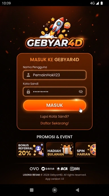 Cara Masuk Akun gebyar4d Dengan Mudah dan Cepat